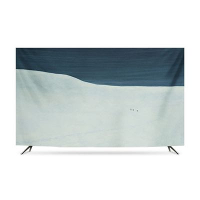RhineCart Basics TV Cover, Dustproof and Washable, 32–86 Inches, for Curved and Flat-Screen TVs