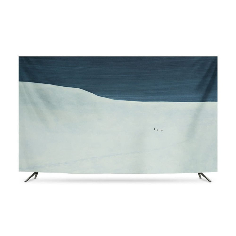 RhineCart Basics TV Cover, Dustproof and Washable, 32–86 Inches, for Curved and Flat-Screen TVs