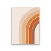 Burnt Orange Boho Canvas Wall Art, Rainbow Desert Moon Phases, 3-Piece Set, 40 × 60 cm Each, Unframed view 4