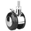 2-Inch Caster Set with 4 Heavy-Duty Swivel Casters, Zinc Alloy, 360-Degree Rotation, 51 mm, for Bar Stools, Shelving and Furniture view 1
