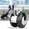 2-Inch Caster Set with 4 Heavy-Duty Swivel Casters, Zinc Alloy, 360-Degree Rotation, 51 mm, for Bar Stools, Shelving and Furniture view 2
