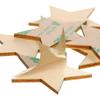 Self-Adhesive Wooden Stars, 3–50 cm, for Wall Decor and Crafts view 2
