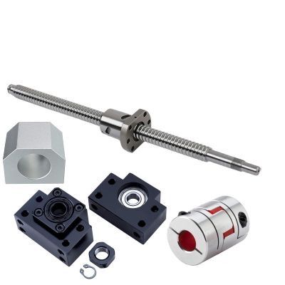 Coavoo SFU2510 600 mm C7 Ball Screw with Supports and Coupling Kit