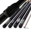 PIOKUHB 57" 1/2-Piece Pool Cue, 12.75 mm Tip, Explosive Tip, Easy Jump Cue for Adults and Children (Color A) view 2