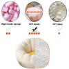 DTLEO Bean Bag Chair Cover and Floor Cushion Storage Bag (Cover Only) for Gaming or Relaxing, Indoor and Outdoor Lounge, Yellow Beige, 32 x 65 x 85 cm view 2