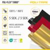 POLI-FLEX TURBO Transfer Film for Textiles, Iron-On Flex Film for DIY Shirts, Matte Water Green, 30.5 cm x 122 cm view 3