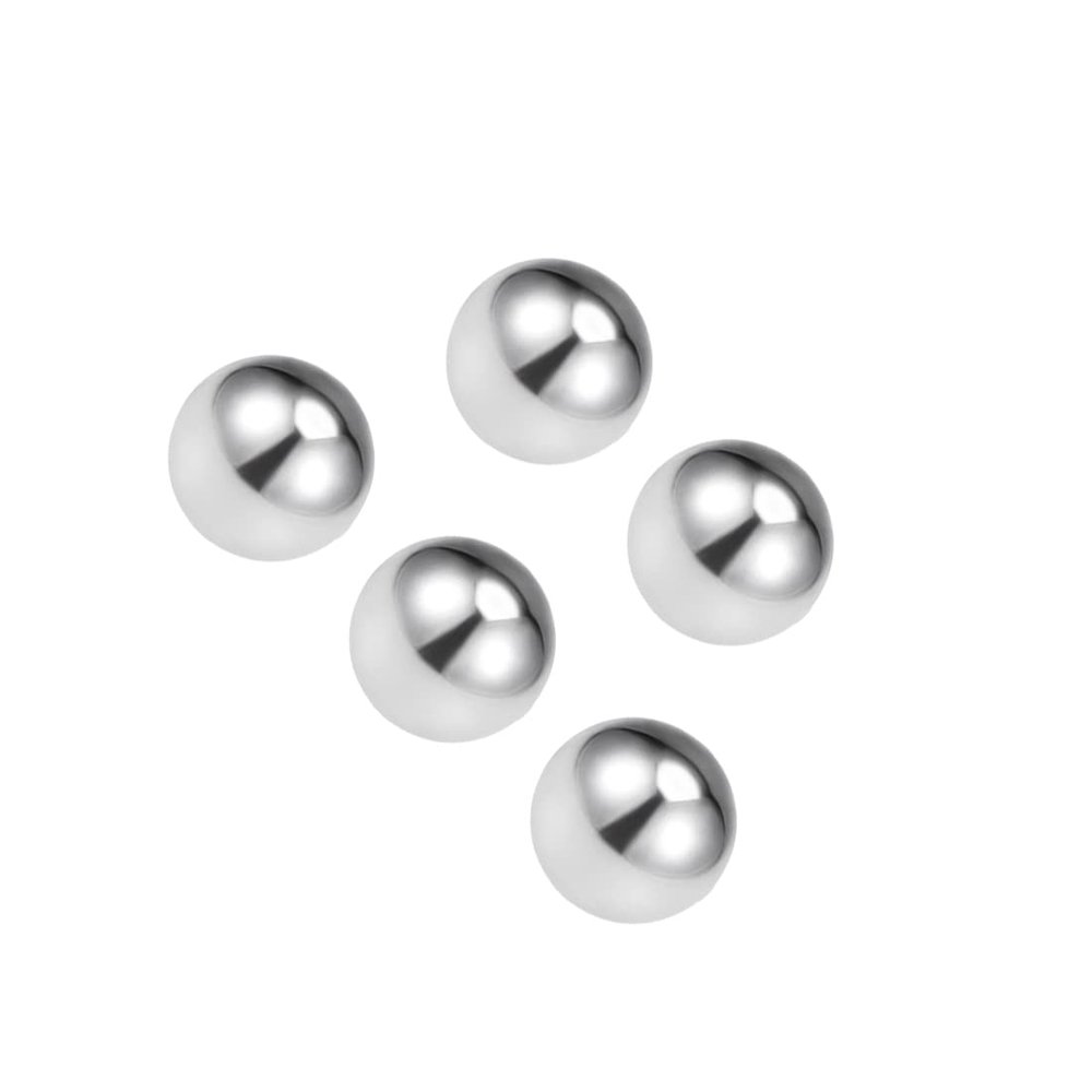 PATIKIL 5 Pcs 12 mm Precision Steel Balls, Metal Balls, G100