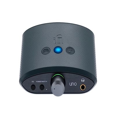 iFi UNO DAC & Headphone Amp - USB-C Input - Audio Enhancement - Streaming/Gaming/Music Modes - Tone Adjustment - 32-bit/384 kHz/DSD256/MQA - Windows/Mac/Smart Devices/Active Shield