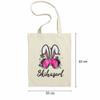 Hey!Print Ski Bunny Canvas Tote Bag – Après-Ski view 2