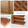 Wooden Blinds 45/60/70/105/110/120 cm, Sun & Privacy Protection, Solid Linden Wood Venetian Blinds for Windows, WH-145 x 200 cm/57 x 78.5 in view 2