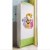 Babydream Zoo Wardrobe, Particleboard, 90 x 57 x 187 cm, Green view 3