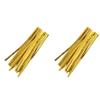 jojofuny 1,600 Gold Twist Ties for Cellophane and Candy Bags view 1