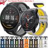GANYUU New 22 mm Smartwatch Band for Xiaomi Mi Watch/Mi Watch Color 2, Silicone Replacement Band, Style C, for Mi Watch Color view 2