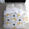 VASENA 3-Piece Bedding Set, 155 x 220 cm, Japanese-Style Cartoon Puppy Design view 3