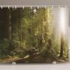 BOVZOX Green & Forest Shower Curtain 120 x 180 cm view 1