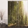 BOVZOX Green & Forest Shower Curtain 120 x 180 cm view 3