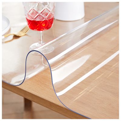 Clear Waterproof PVC Table Protector, 1.5 mm, 70 x 135 cm