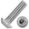 Techtanium A2 Stainless Steel Button Head Screws M8 x 30/30 mm, ISO 7380, 100-Pack view 1
