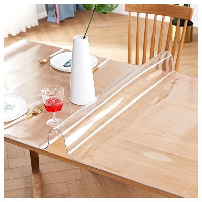 Transparent Waterproof PVC Table Protector, 1 mm, 75 x 175 cm