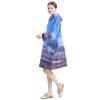 Wearable Blanket Hoodie, Blue Cloudy Sky, Oversized Hooded Sweatshirt, Multicolor, One Size view 2