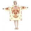 Wearable Hoodie Blanket, Oversized Hooded Sweatshirt, Floral Hearts, Multicolor, One Size view 1
