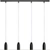 Buchenbusch Urban Design Four-Light Pendant Light, Black Concrete view 1