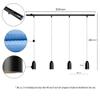 Buchenbusch Urban Design Four-Light Pendant Light, Black Concrete view 2