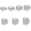 Waterproof Sealing Tape for Bathroom and Kitchen, 70 x 5 x 0.5 mm view 3