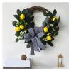 TOORU TRUSTTWO Wall-Hanging Lemon Spring Wreath Flower Garland view 4