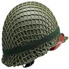 REHOOF Tactical Steel Helmet, WWII US Army M1 Green Helmet Replica with Adjustable Net and Canvas Chin Strap view 3