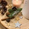 Oblique Unique Wooden Star Table Decor view 4