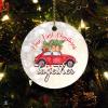 Our First Christmas Together Red Truck Ornament view 1