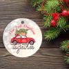 Our First Christmas Together Red Truck Ornament view 2