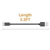Toxaoii USB-C Charging Cable Compatible with Sony Headphones, 100 cm, Black view 4