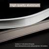 Flexible Curved Ceiling Curtain Track, Aluminum Curtain Rod 140–380 cm, Ceiling/Wall Mount, Bed Curtains/Room Divider (Gold/Ceiling, 1.8 m) view 3