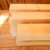 Spruce/Fir 50 x 100 mm Timber Beams, Rough-Sawn, 20 cm Long, 8-Pack view 2