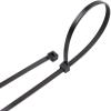 ADELID Black Cable Ties, 200-Pack, 250 x 4.8 mm, 22.2 kg Tensile Strength, PA 6.6, UL 94 V-2 view 3