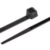 ADELID Black Cable Ties, 200-Pack, 250 x 4.8 mm, 22.2 kg Tensile Strength, PA 6.6, UL 94 V-2 view 4
