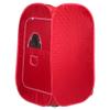 Foldable Personal Steam Sauna Cabin with Remote Control, Red, 80 x 80 x 135 cm view 2