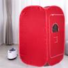 Foldable Personal Steam Sauna Cabin with Remote Control, Red, 80 x 80 x 135 cm view 4
