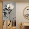 Surwin Japanese-Style Noren Door Curtain, Lotus Flower, 70 x 120 cm view 2