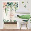 Surwin Japanese-Style Noren Door Curtain, Lotus Flower, 70 x 120 cm view 4