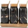 TATSEN Ceramic Spice Jar Set for Salt, MSG and Seasonings view 1