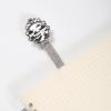 Black and White Tugboat Clipart Bookmark, Metal Bookmark for Men and Women, Book Lovers view 2