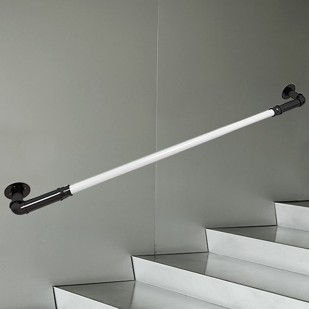 DMCHENGMA Stair Handrail for Indoor and Outdoor Use, Wall-Mounted, 510 cm