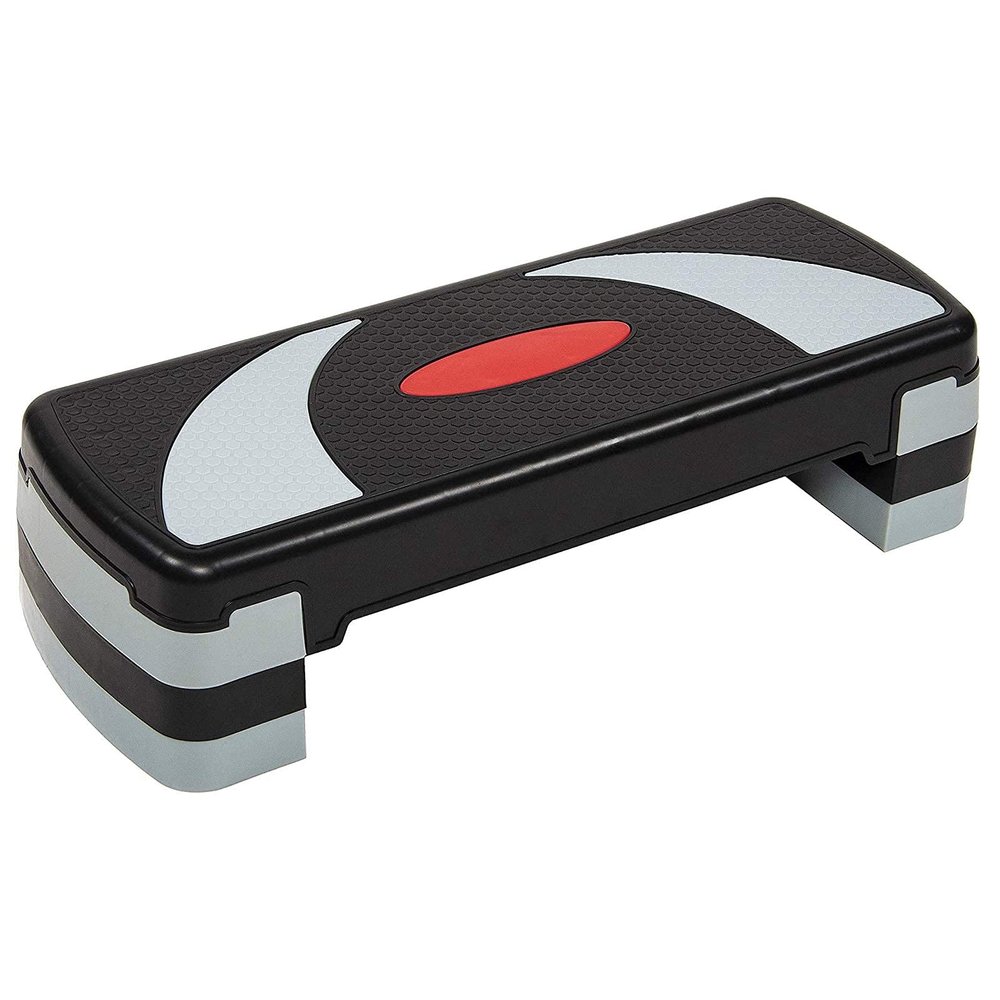 Samnuerly Adjustable Aerobic Stepper with Risers and Non-Slip Pads