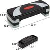 Samnuerly Adjustable Aerobic Stepper with Risers and Non-Slip Pads view 3