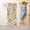 Maples Rugs Reggie Runner, Floral Pattern, Washable, Non-Slip, Beige, 60 x 150 cm view 3