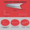 Stainless Steel Angle Profile 2500 mm, 90°, 50 x 35 mm, K240 Brushed, 1.5 mm view 2