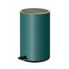 Smart Round Stainless Steel Pedal Trash Can with Lid, 8 L, Color C view 1